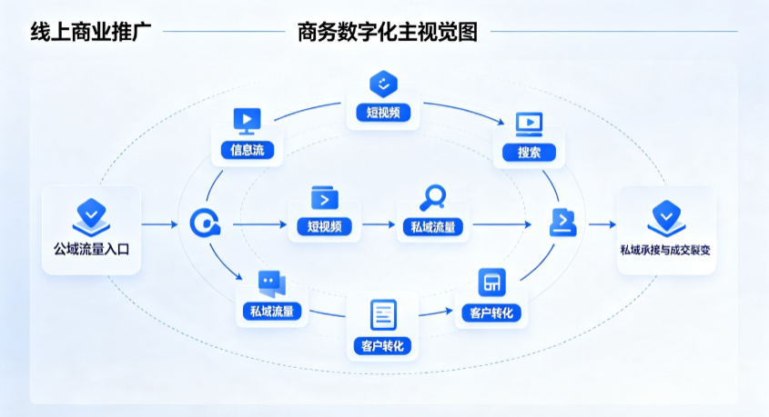 呼兰区线上商业推广怎么做？全域流量闭环搭建与低成本转化实战指南
