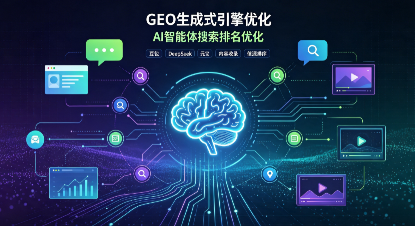 呼兰区GEO 浪潮来袭：生成式引擎优化崛起，创作者争抢豆包、DeepSeek、元宝智能体流量入口
